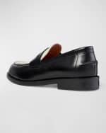Image 4 of 5: DUKE + DEXTER x Playboy Men's Wilde Sketch II Penny Loafers