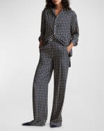 Image 4 of 5: Polo Ralph Lauren Geo-Motif Silk Wide-Leg Pants