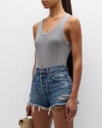 Image 3 of 6: AGOLDE Poppy Scoop-Neck Tank Top