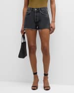 Image 2 of 4: AGOLDE Parker Vintage Cut-Off Denim Shorts