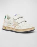 Image 2 of 5: Golden Goose Girl's Ball Star Nappa Leather Sneakers, Baby/Toddler