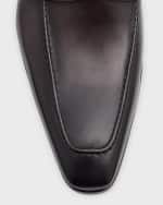 Image 4 of 6: Magnanni Men's Mckinley Leather Penny Loafers