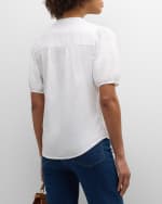 Image 4 of 6: PAIGE Arra Short-Sleeve Top