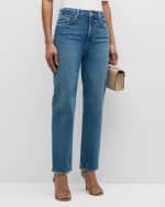 Image 2 of 6: PAIGE Sarah Straight Ankle Jeans