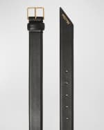 Image 2 of 2: Max Mara New Buckle Leather Belt
