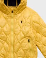 Image 3 of 5: Ralph Lauren Childrenswear Boy's Hartland Quilted Ripstop Jacket, Size 2-7