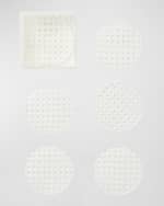 Image 2 of 2: Kim Seybert Reed Acrylic Coasters, Set of 6