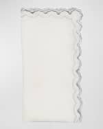 Image 2 of 2: Kim Seybert Arches Silver Napkin