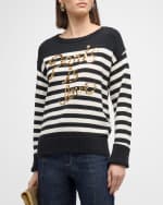 Image 2 of 6: Cinq a Sept Paris Is Love Sequin French Terry Sweatshirt