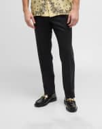 Image 2 of 6: Moschino Men's College Leather Penny Loafers