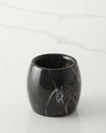 Image 2 of 2: Kassatex Athenas Marble Toothbrush Tumbler