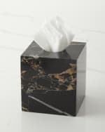 Image 1 of 2: Kassatex Athenas Marble Tissue Holder