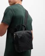 Image 2 of 6: Burberry Men's Tonal Check Crossbody Bag