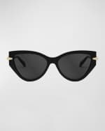 Image 1 of 5: BVLGARI Serpenti Cat-Eye Sunglasses