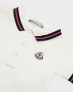 Image 3 of 3: Moncler Boy's Short-Sleeve Polo Shirt and Shorts Set, Size 6M-2