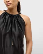 Image 5 of 5: LANA 14K Yellow Gold Wrapped Wide Curved Huggie Earrings