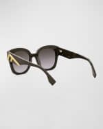Image 2 of 5: Fendi Fendi First Acetate Cat-Eye Sunglasses