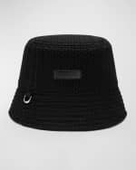 Image 1 of 2: Jacquemus Le Bob Belo Cable Knit Bucket Hat
