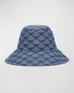 Image 2 of 2: MCM Men's Allover Laurel Jacquard Bucket Hat