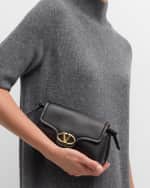 Image 2 of 6: Valentino Garavani Mini VLOGO Drawstring Leather Shoulder Bag