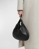 Image 2 of 5: Valentino Garavani Go Large Leather Hobo Bag