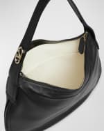 Image 4 of 5: Valentino Garavani Go Large Leather Hobo Bag