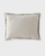 Image 2 of 2: Sherry Kline Home Fibi Striped Boudoir Pillow, 13" x 17"