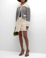 Image 5 of 6: Tanya Taylor Huxley Belted Mini Cargo Skirt