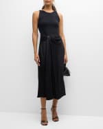 Image 2 of 6: Tanya Taylor Reid Draped Midi Dress