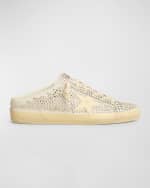 Image 1 of 2: Golden Goose Superstar Sabot Crystal Suede Sneakers