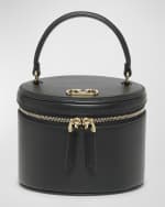 Image 1 of 5: Valentino Garavani VLOGO Leather Jewelry Box