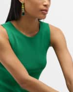 Image 5 of 5: Oscar de la Renta Large Gallery Earrings