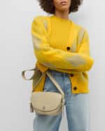 Image 2 of 6: Burberry Chess Small Flap Leather Crossbody Bag