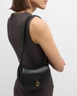 Image 2 of 6: Burberry Rocking Horse Saddle Leather Shoulder Bag