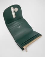 Image 3 of 5: Burberry Rocking Check Leather Compact Wallet