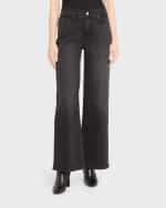 Image 2 of 2: FRAME Le Slim Palazzo Jeans