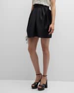 Image 2 of 6: Dice Kayek Waist-Pleat Mini Skirt