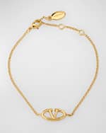 Image 1 of 5: Valentino Garavani V-Logo Chain Bracelet