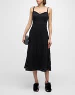 Image 4 of 4: Kobi Halperin Willow Floral Lace Sweetheart Midi Dress