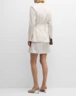 Image 3 of 6: Kobi Halperin Brett Rhinestone Tie-Waist Jacket