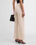 Image 5 of 6: Kobi Halperin Karla Mid-Rise Straight-Leg Pants