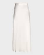 Image 1 of 6: Kobi Halperin Dominique Bias-Cut A-Line Maxi Skirt