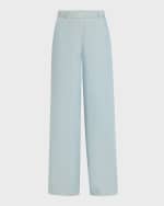 Image 1 of 6: Kobi Halperin Lydia Heathered Straight-Leg Pants