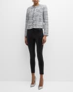 Image 5 of 6: Kobi Halperin Ricki Fringe & Lace-Trim Tweed Jacket