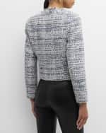 Image 4 of 6: Kobi Halperin Ricki Fringe & Lace-Trim Tweed Jacket