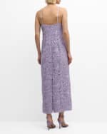 Image 4 of 6: Carolina Herrera Lace Column Gown