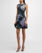 Image 2 of 6: Carolina Herrera Floral Cotton Dress