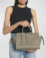 Image 3 of 6: Saint Laurent Baby Downtown YSL Leather Top-Handle Bag