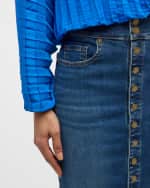 Image 5 of 5: Ramy Brook Karter Denim Midi Skirt