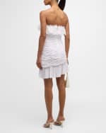 Image 3 of 6: Ramy Brook Milena Strapless Ruched Mini Dress